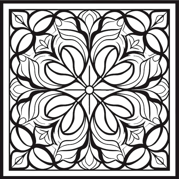 Geometric Shapes coloring pages