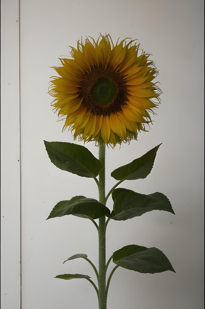 Photo geometric sunflower