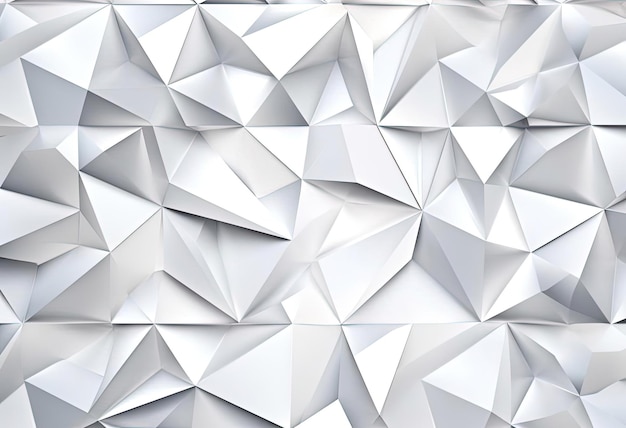 a geometric symmetrical background in white with triangles in the style of neomosaic