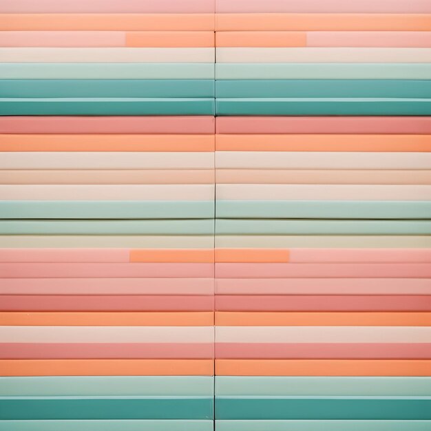 Photo geometric symmetrical pattern pastel colors