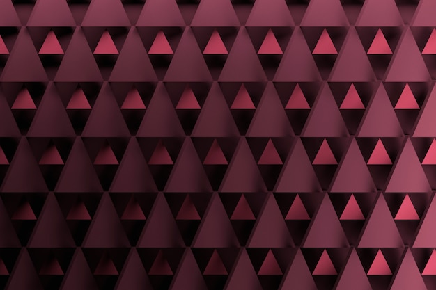 Geometric triangle pattern in dark purple. Background with triangular repeating shapes. 