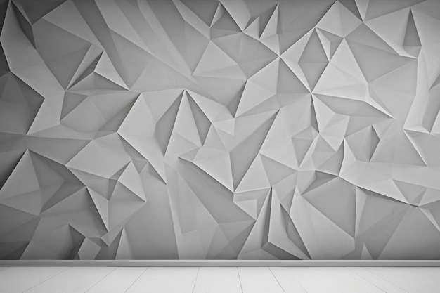 Photo geometric wall