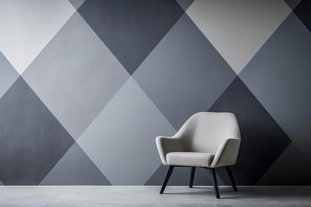 Photo geometric wall