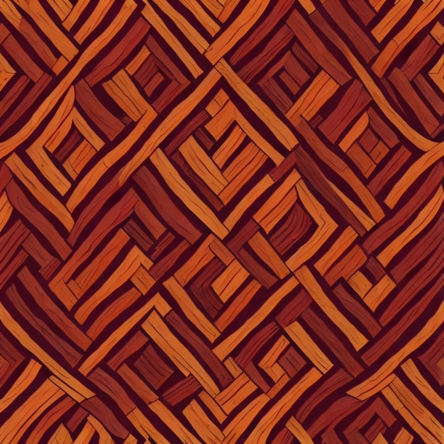 geometric wood pattern