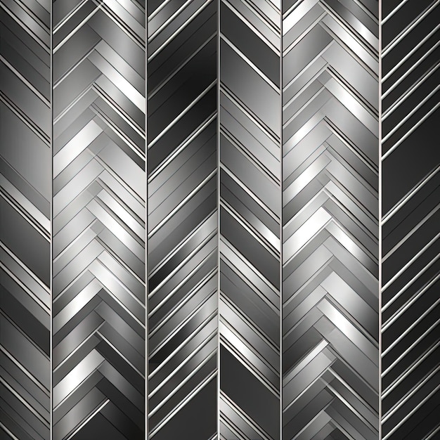 Photo a geometrical pattern with white and silver lines texture gradient opacity