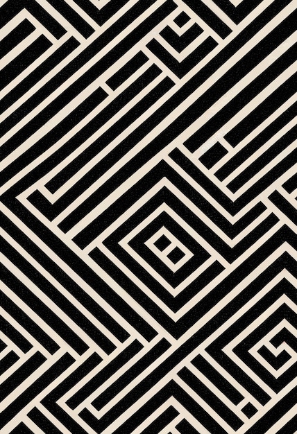 Geometrisch gevormd moire illusorisch naadloos patroon 3d geïllustreerd