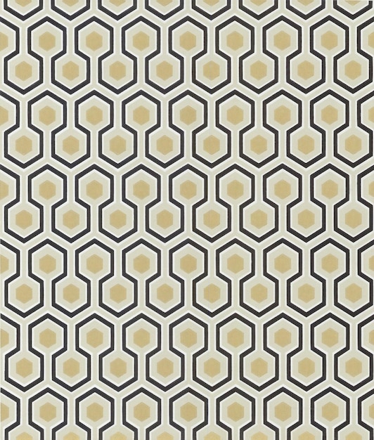 Geometrisch honingraatbehangpatroon