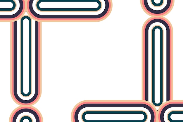 Geometrisch png frame abstract vormen ontwerp op transparante achtergrond