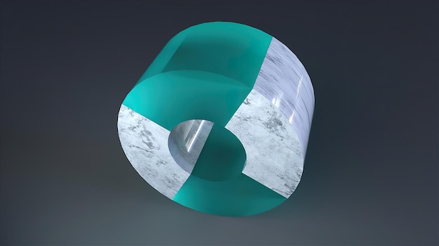 Geometrisch stuk buis