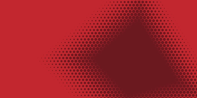 Geometrische abstracte zeshoek twee kleuren achtergrond