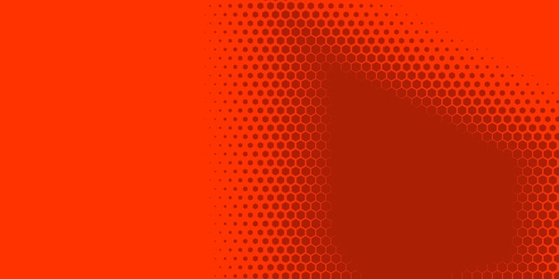 Geometrische abstracte zeshoek twee kleuren achtergrond