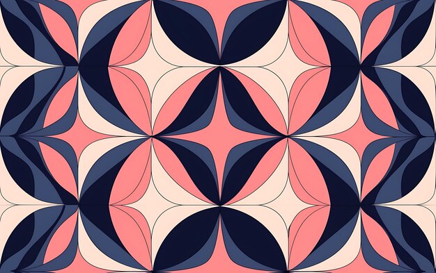 Geometrische achtergrond met naadloos patroon