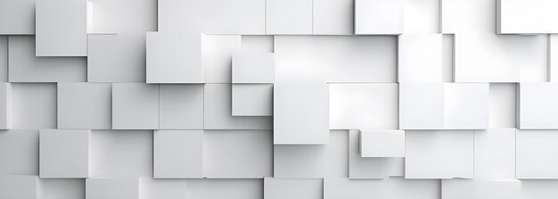 Foto geometrische achtergrond met witte vierkantjes papier achtergrond