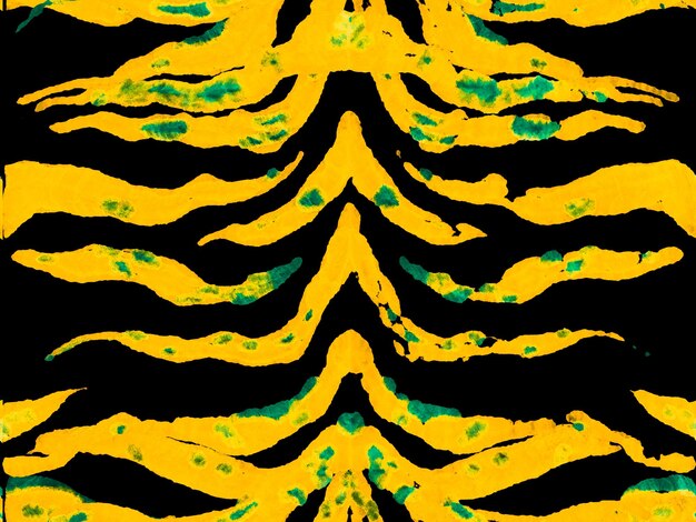 Geometrische Dierlijke Textuur. Roest oranje Afrikaans patroon. Strepen Naadloos Patroon. Zebrahuidafdruk. Dierlijke Camouflage Achtergrond. Aquarel camouflageontwerp. Abstracte Safari-tegel.