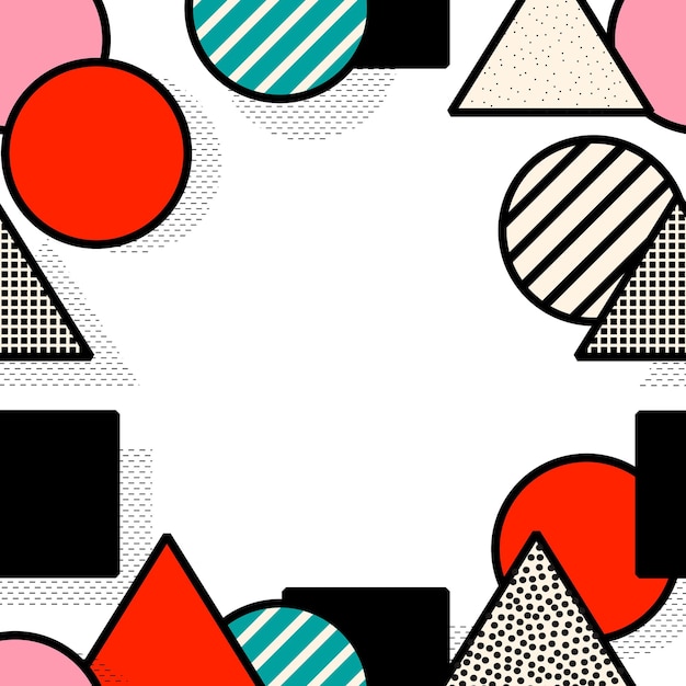 Geometrische vormen achtergrond