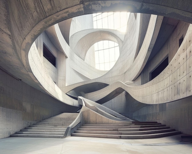 The geometry of architecture structures shaped by math