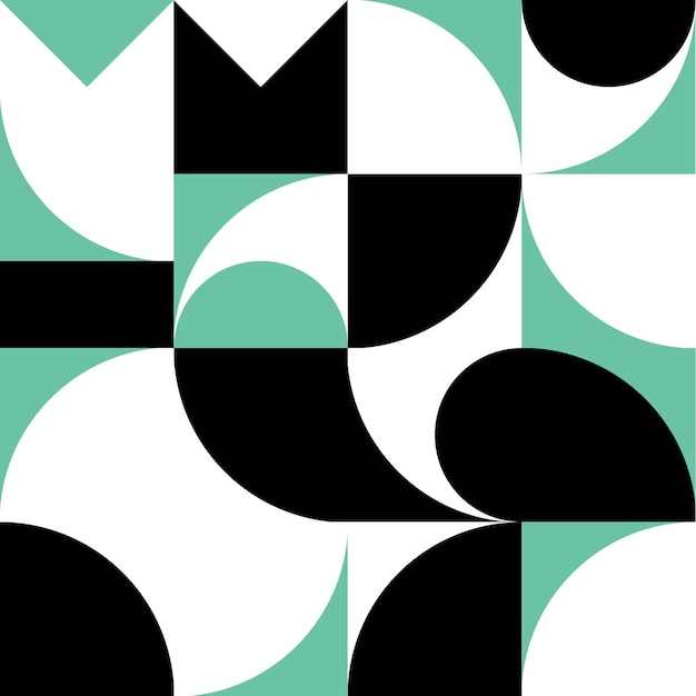 geometry minimalistic artwork poster with simple shape and figure abstract vector pattern design