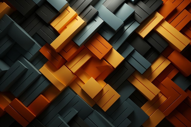 Geometry Unleashed Exploring Modern 3D Abstract Patterns and Shapes for Futuristic Graphics