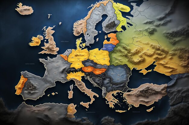 Premium Photo  The Geopolitical Significance of Ukraine A Prominent Player on the Political Map 