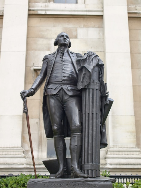 Foto george washington-standbeeld in londen