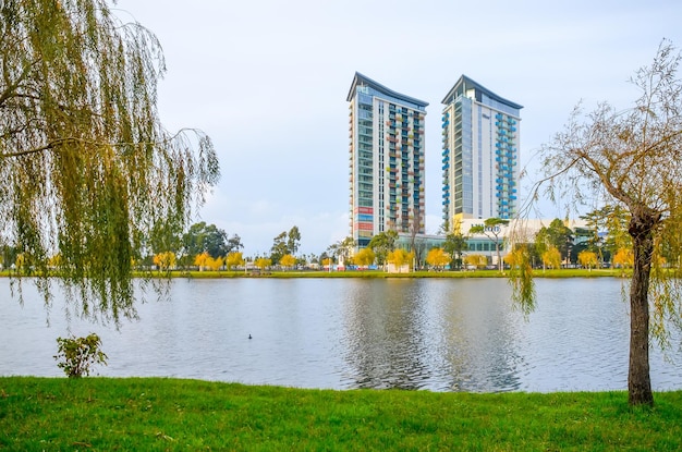 GEORGIA BATUMI on the Black Sea coast of modern buildings opened to the public