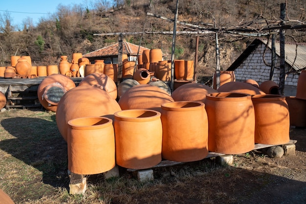 Georgian traditional ceramic jugs