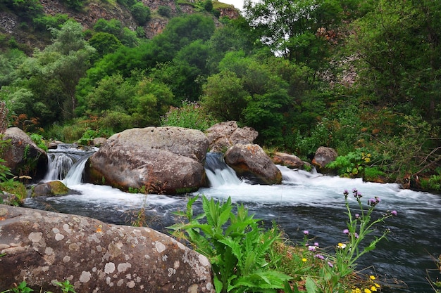 Georgië, waterval, canyon