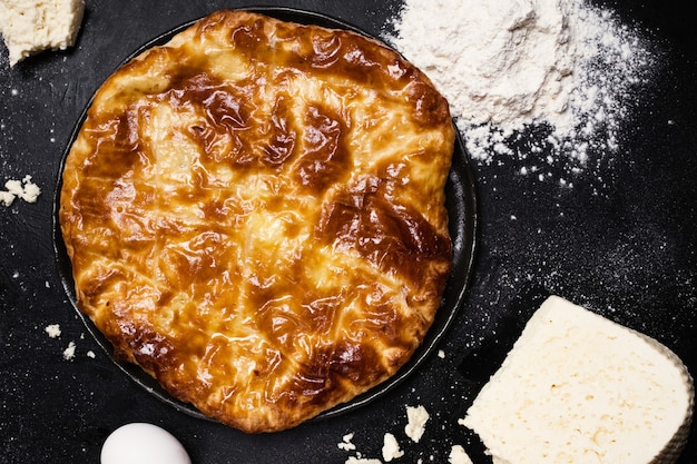 Georgische keuken kant en klare khachapuri