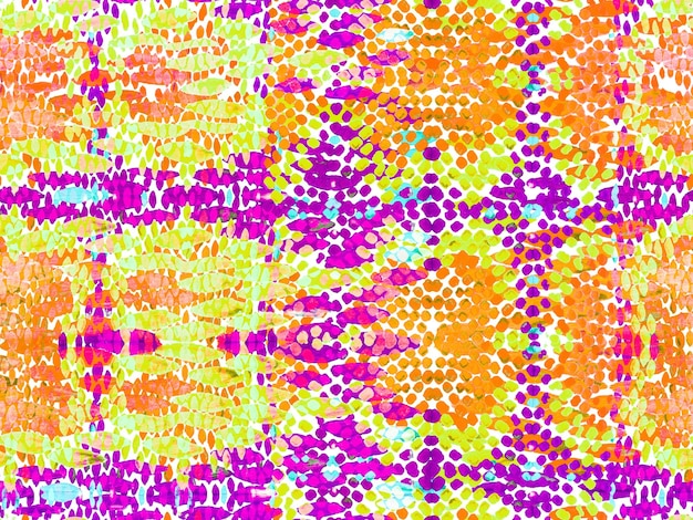 Geosymmetrisch Ikat-rapport. Aquarel etnisch ontwerp. Zomer Ruit Achtergrond. Levendig geometrisch badmodepatroon. Etnisch naadloos patroon. Snake Skin Willekeurige Textuur.