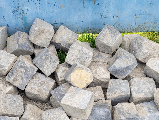 Geplaveide heuvel Gebroken stoepstenen Bouwmaterialen