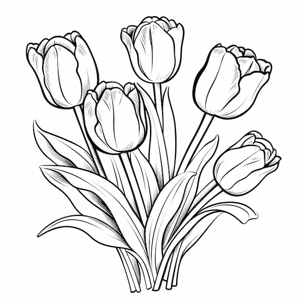 Foto geranium bloem kleurboek pagina