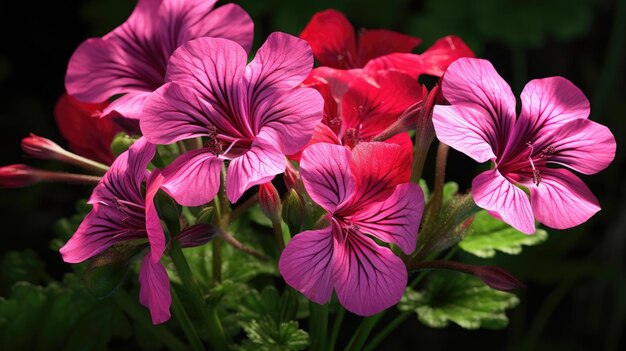 Geranium close up