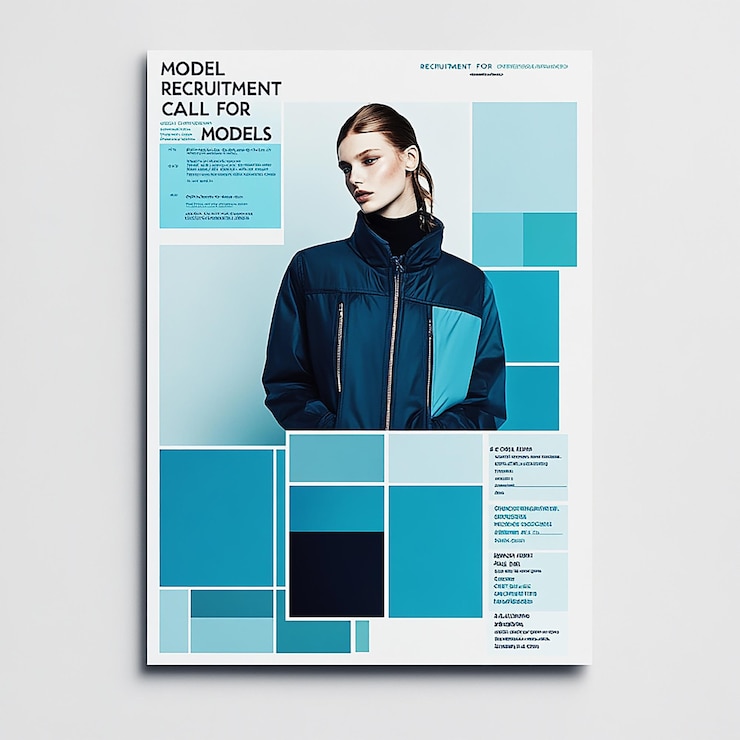 Foto gerenderde foto's van een tijdschrift mockup creaties