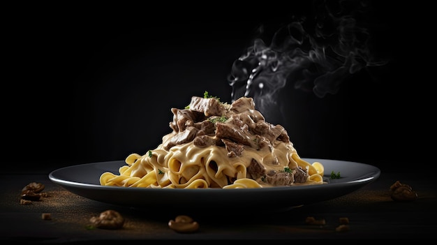 German Beef stroganoff generative ai