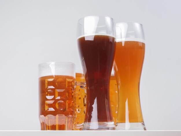 Photo german beer glasses