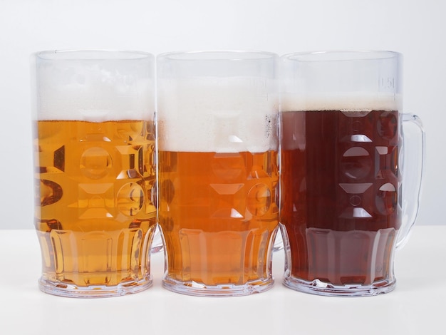 German beer glasses