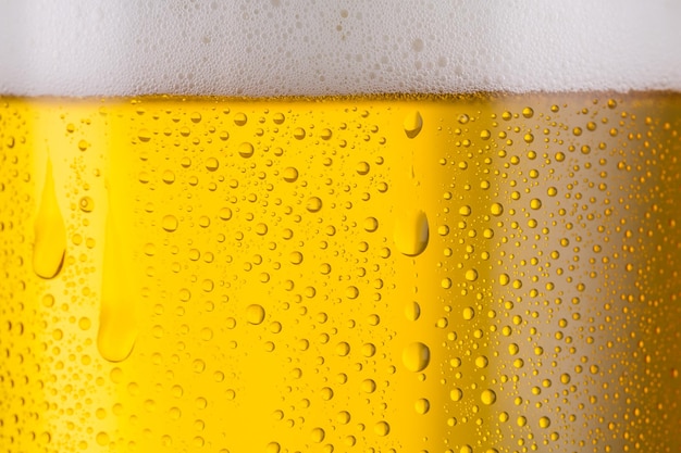 A german beer with drops of dew an froth. ideal for websites and magazines layouts