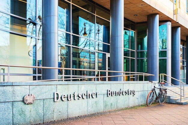 German Bundestag Parliament building of Berlin, Germany