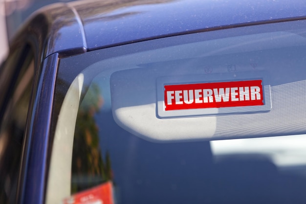 Знак немецкой пожарной бригады