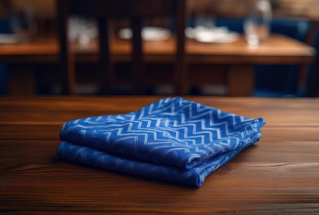 German hankie on a wooden table