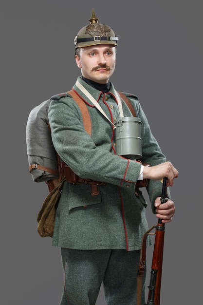 German infantryman during the first world war.