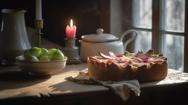 German Rhubarb Cake