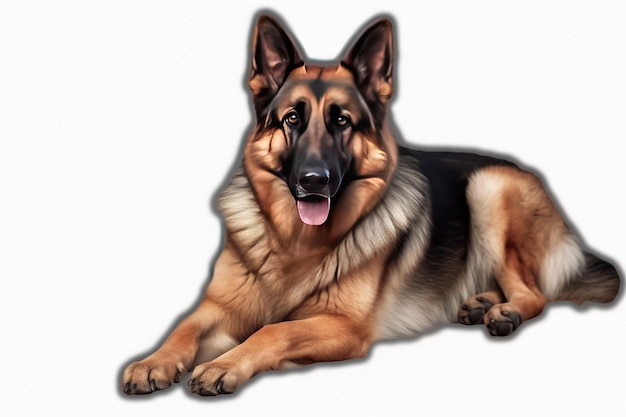 German shepherd dog Ai generative