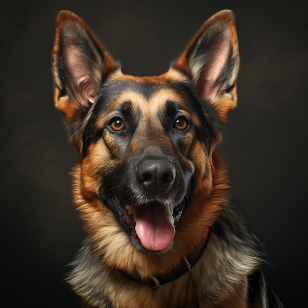 a german shepherd dog