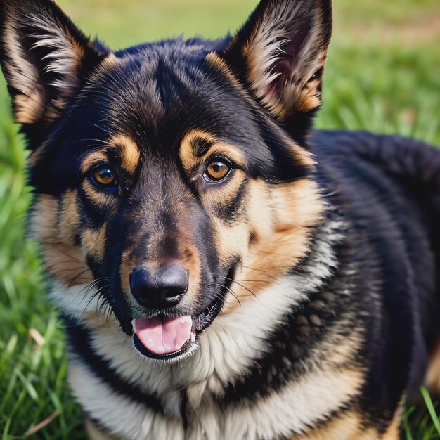 German shepherd portrait