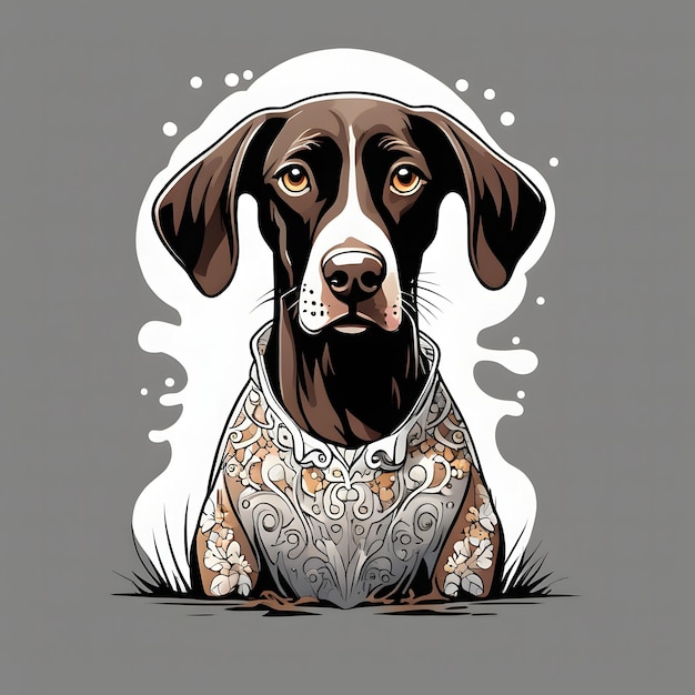 Photo german shorthaired pointer