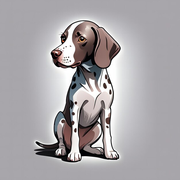 Photo german shorthaired pointer