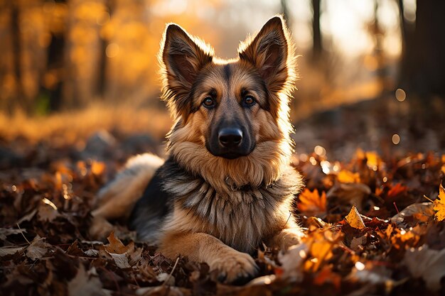 写真 ドイツのワイヤーヘアの狩犬とファザン