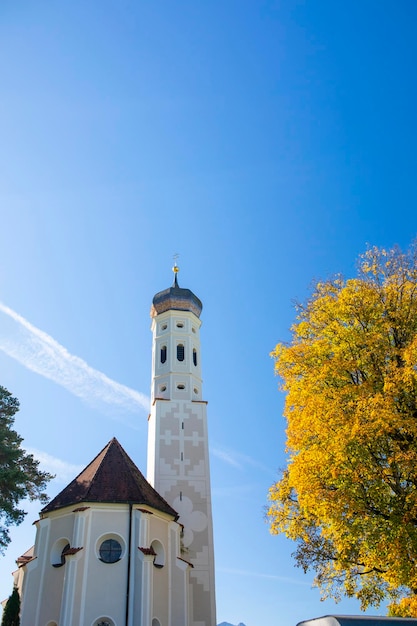 Photo germany bavaria schwangau town church