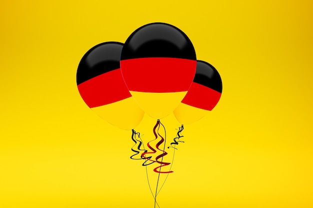 Germany flag balloons